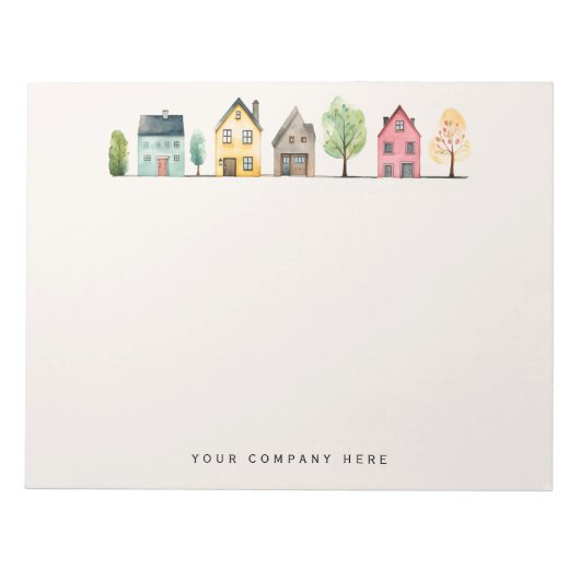 ウォーターカラーハウスリアルティオフィス ノートパッド (正面)