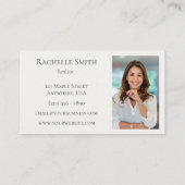 ウォーターカラーハウスリアルティ実在エステートエージェントフォト 名刺 (裏面)