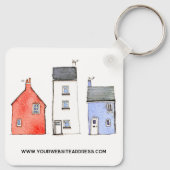 ウォーターカラーハウス実在エステートエージェントプロモーション キーホルダー (裏面)