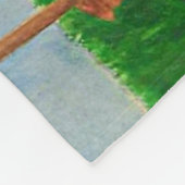 ウォーターカラーハウス フリースブランケット (角)