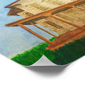 ウォーターカラーハウス ポスター (角)