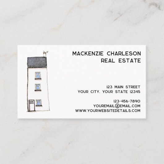 ウォーターカラーハウス 名刺 (正面)