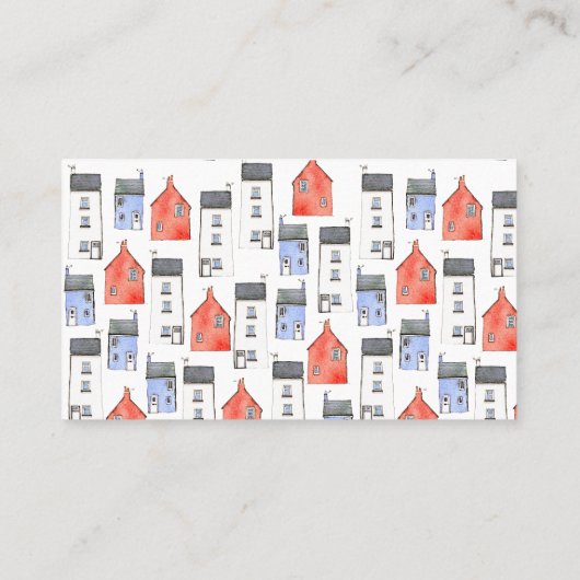 ウォーターカラーハウスQRコード 名刺 (裏面)