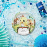 ウォーターカラーハッピーチキン誕生日 ペーパープレート<br><div class="desc">お楽しいお菓子をお届け「水彩ハッピーチキン誕生日紙プレート」。 飾牧歌的な風景や庭園の風景の中で水色の鶏のイメージと共に、これらのプレートはあなたのテーブルの設定に芸術的のバーストの魅力を持つ。頑丈な建築は、水の色テーマの装飾的な魅力と実用性を組み合わせ、あらゆる種類のパーティー食品を保持することを保証する。カスタマイズオプションを使用すると、これらのプレートをパーティの魅力的な装飾にシームレスに統合できる。</div>