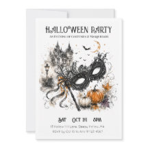 ウォーターカラーハロウィンマスカレード