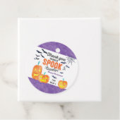 ウォーターカラーハロウィーントリートメッセージカード フェイバータグ (インサイチュ)