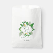 ウォーターカラーハワイアンアロハルアウ(ハワイ式宴会)結婚ズゲストフリット フェイバーバッグ (正面)