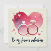 ウォーターカラーハートリング - 永遠に私のもの  シーズンカード (正面)