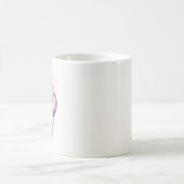 ウォーターカラーハート コーヒーマグカップ (中央)