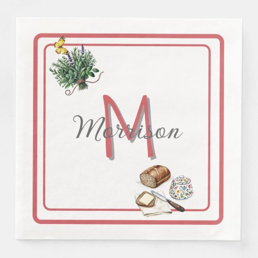 ウォーターカラーハーブ&ブレッドファームハウスレッドカスタム (正面)