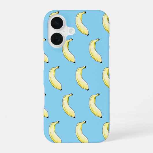 ウォーターカラーバナナ iPhone 16ケース (裏面)