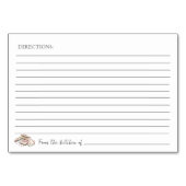 ウォーターカラーバニラパフペーストリーホリデーエクスチェンジ テーブルナンバー (裏面)