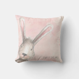 ウォーターカラーバニーラビットスイートドリームズカスタム クッション