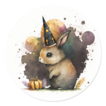 ウォーターカラーバニーラビットハロウィーン