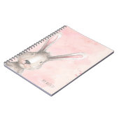 ウォーターカラーバニーラビットマイノートカスタムズ ノートブック (左側)