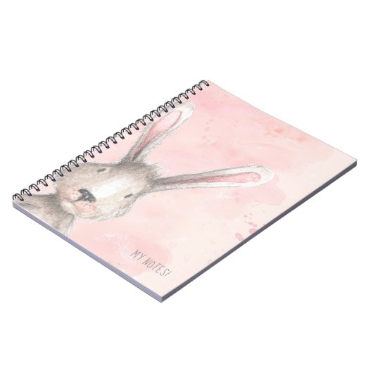 ウォーターカラーバニーラビットマイノートカスタムズ ノートブック (左側)