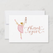 ウォーターカラーバレリナくるみ割りサンキューカード サンキューカード (正面)