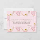 ウォーターカラーバレリナくるみ割りサンキューカード サンキューカード (裏面)