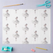 ウォーターカラーバレリナシリーズデザイン18ティッシュペーパー 薄葉紙 (クラフト)