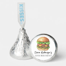 ウォーターカラーバーガーパーティー誕生日