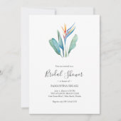 ウォーターカラーバードオブパラダイスブライダルシャワー (正面)