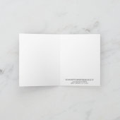 ウォーターカラーバードハウスハッピーハウスアニバーサリー カード (内部)