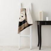 ウォーターカラーバーンドルフクロウ鳥野獣ナチュエアート シェルパブランケット (インサイチュ)