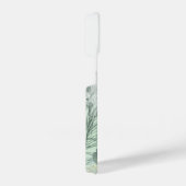 ウォーターカラーバーンドルフクロウ鳥野獣自然アート iPhoneケース (右側面)