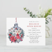 ウォーターカラーパインツリークリスマスホリデーオープンハウス 招待状 (スタンド正面)