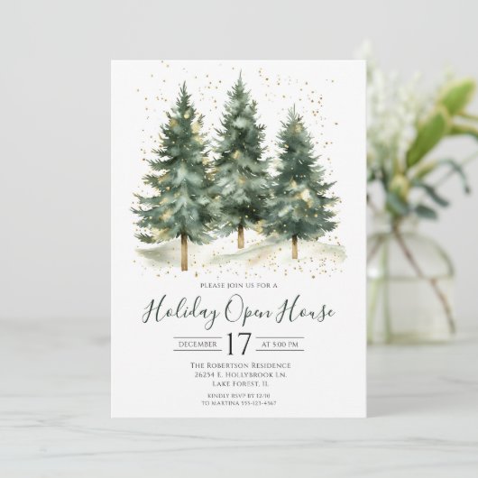 ウォーターカラーパインツリーズホリデーオープンハウス 招待状 (スタンド正面)