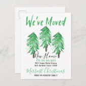 ウォーターカラーパインツリーニューホームフォーザホリデーズ 案内ポストカード (正面/裏面)