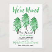 ウォーターカラーパインツリーニューホームフォーザホリデーズ 案内ポストカード (正面)