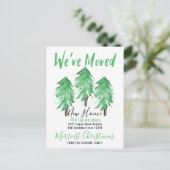 ウォーターカラーパインツリーニューホームフォーザホリデーズ 案内ポストカード (スタンド正面)