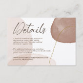 ウォーターカラーパステルアーストー結婚ン詳細 エンクロージャーカード (正面)