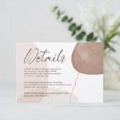 ウォーターカラーパステルアーストー結婚ン詳細 エンクロージャーカード (スタンド正面)