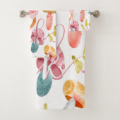 ウォーターカラーパステルキノコ バスタオルセット (インサイチュ)