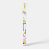 ウォーターカラーパステルキノコ iPhone 15ケース (左側面)