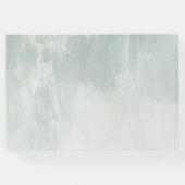 ウォーターカラーパステルグリーンバプテスマモダンスゲストブック ゲストブック (裏面)