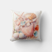 ウォーターカラーパステルシーシェル クッション (正面)