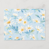 ウォーターカラーパステルデイジー ポストカード (正面)