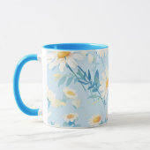 ウォーターカラーパステルデイジー マグカップ (左)