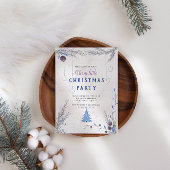 ウォーターカラーパステルフェスティバルホリデーパーティー招待状 カード