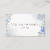 ウォーターカラーパステルフローラ名刺 名刺 (正面)