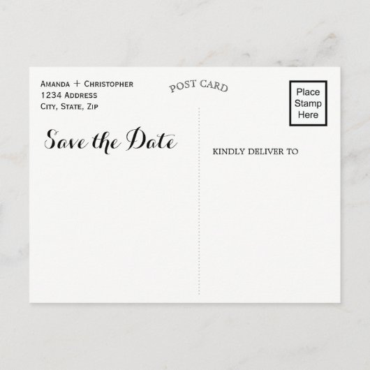 ウォーターカラーパステルフローラ |日付はがきを保存 案内ポストカード (裏面)