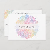 *~*ウォーターカラーパステルレインボーマンダラスピリチュアル (正面/裏面)