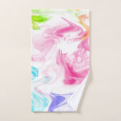 ウォーターカラーパステル バスタオルセット (ハンドタオル)