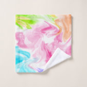 ウォーターカラーパステル バスタオルセット (ウォッシュタオル)