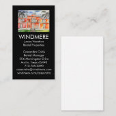 ウォーターカラーパレス実在エステートエージェントマネージャーブローカー 名刺 (正面/裏面)