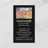 ウォーターカラーパレス実在エステートエージェントマネージャーブローカー 名刺 (正面)