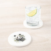 ウォーターカラーパンダガーデン コースター (側面)